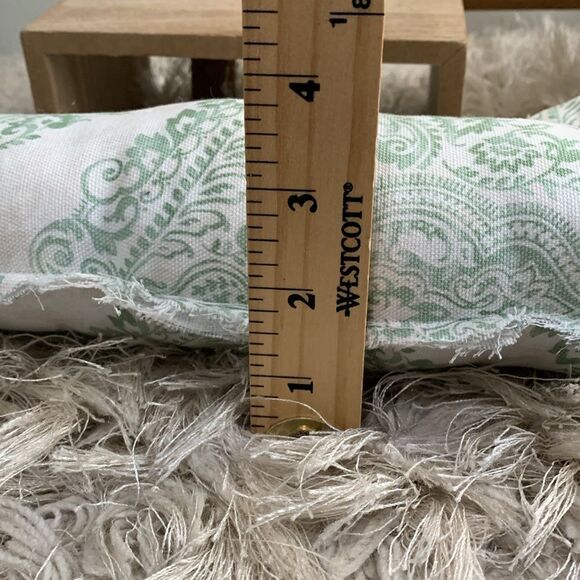 Handmade Cottage-core Country Distressed Edge Style Rabbit Throw Accent Pillow - Picture 13 of 16